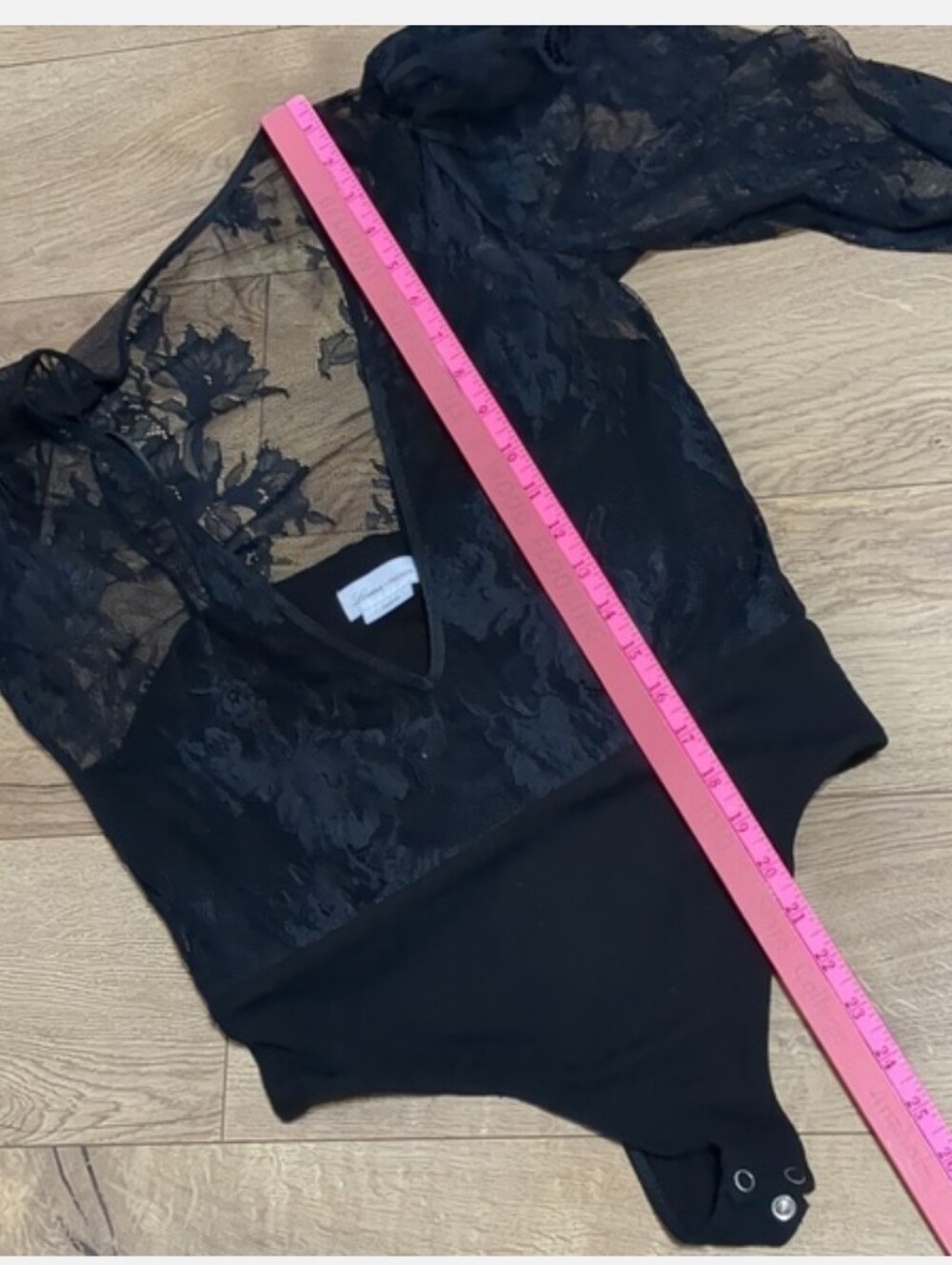 LOVERS + FRIENDS DEXTER Black Lace BODYSUIT Size Small NEW - Picture 12 of 12
